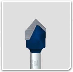 Lazzer Metal – Şerit Testere “V” Grooving Router Bit